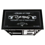 Bistro Trolley Black