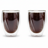 Set Of 2 Double Wall Glass 300ml