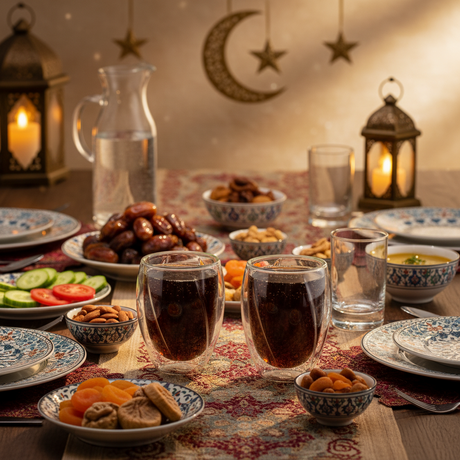 Set Of 2 Double Wall Glass 300ml