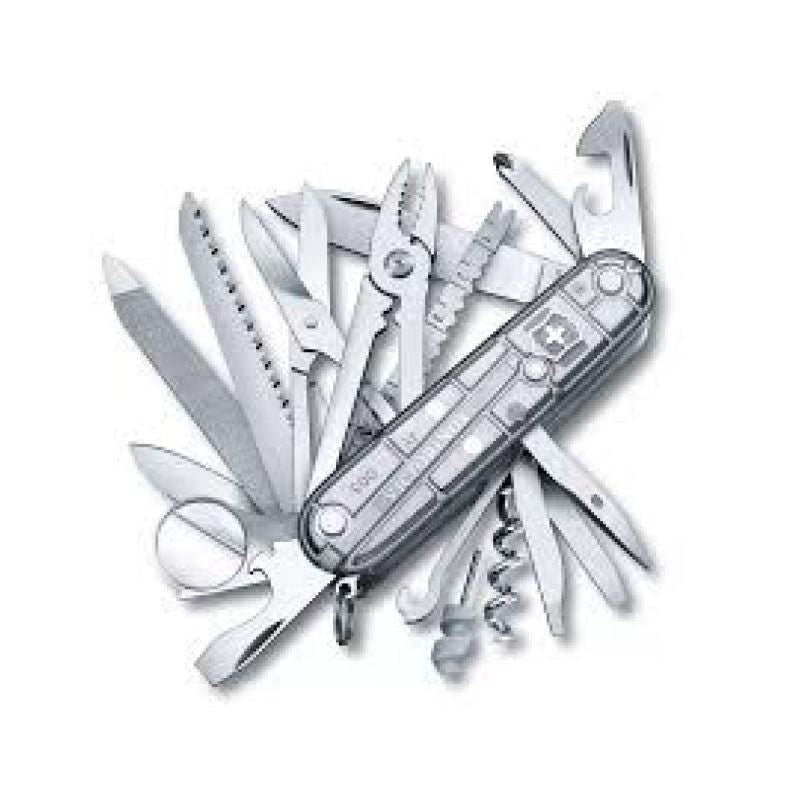 Swiss Champ, 91 MM, Silver Transparent