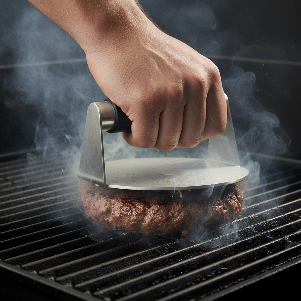Steel Burger Press