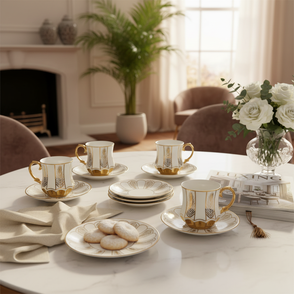 Cup Saucer Set (Set of 6)