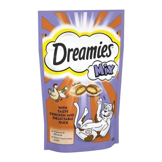 Dreamies Cat Treat Chicken Duck 60g