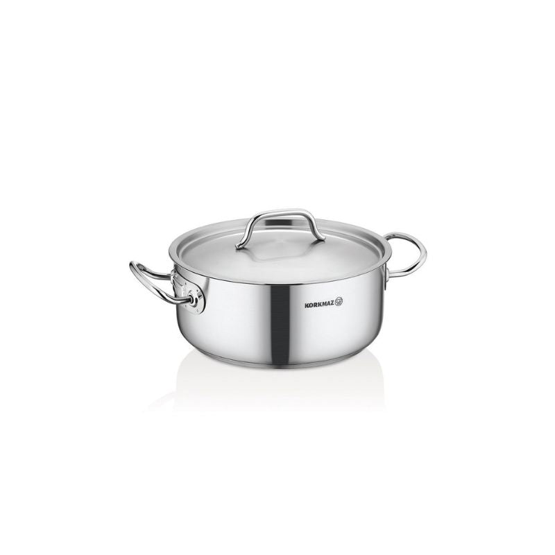 Korkmaz Proline A1156 - Pentola in acciaio INOX, 0,8 l, colore Korkmaz Proline A1156 - Pentola in acciaio INOX, 0,8 l, colore
