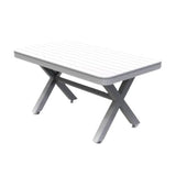 Cross Rattan Table Wıthout Glass