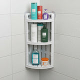 Bamboo Bathroom Rac White