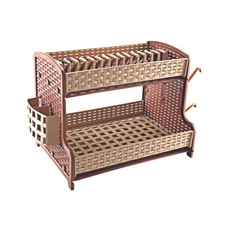 Galaxy Rattan Dish Rack Beige
