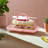 Baton Cake Container Pink Powder