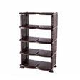 Rattan Eco Shoes Rack Brown