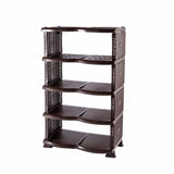 Rattan Eco Shoes Rack Brown