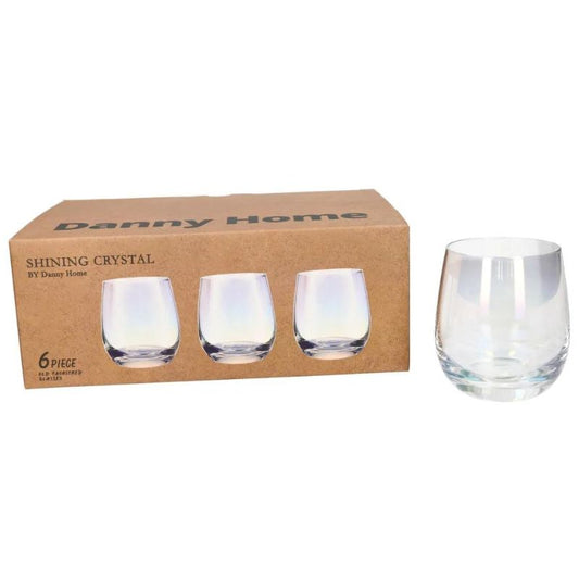 Drinking Glass Set White 345ml (Set of 6)