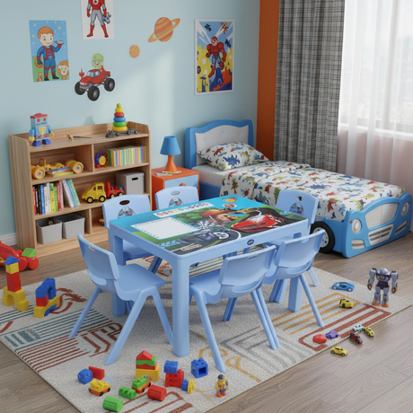 Kids Table Blue