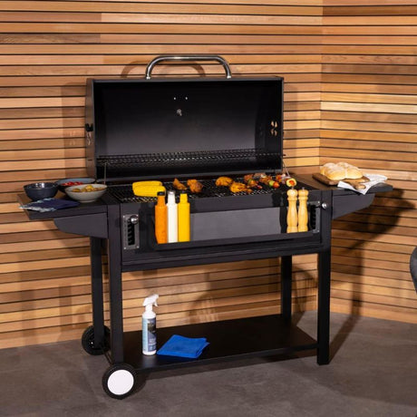 CHARLES BENTLEY Deluxe American Charcoal BBQ Grill