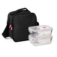 Urban Food Casual Bag With Container Glass Black