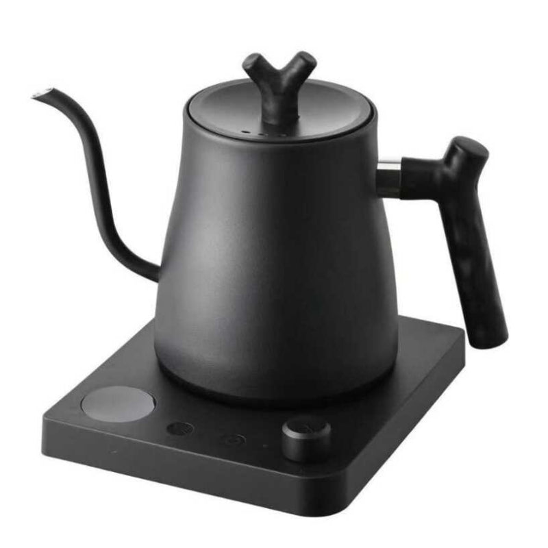 V60 Gooseneck Stainless Steel Electric Kettle Black 1L
