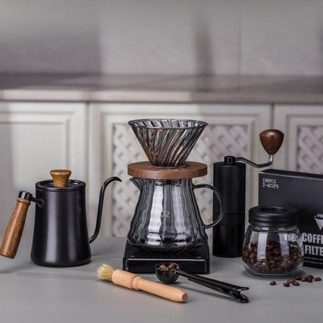 V60 Pour-Over Coffee Maker Kit 10 In 1