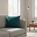 Velvet Cushion 45x45cm Blue Petrol