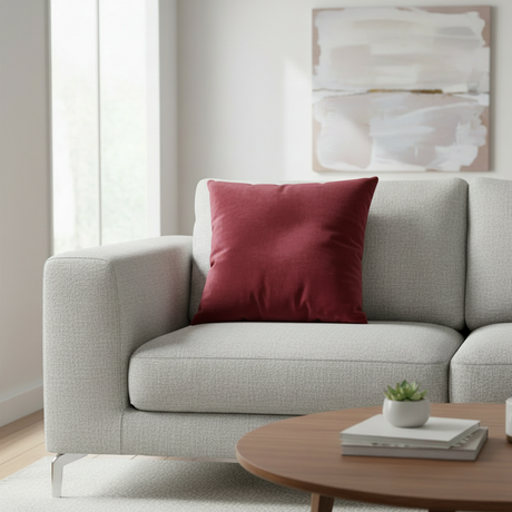 Velvet Cushion 45x45cm Red