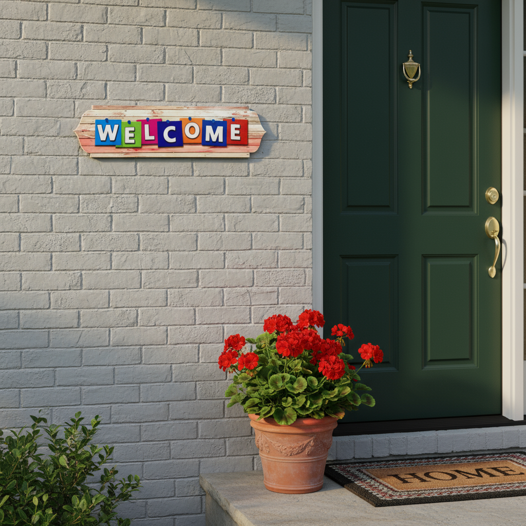 Welcome Board For Wall