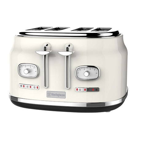Westinghouse Retro 4 Slice Toaster White