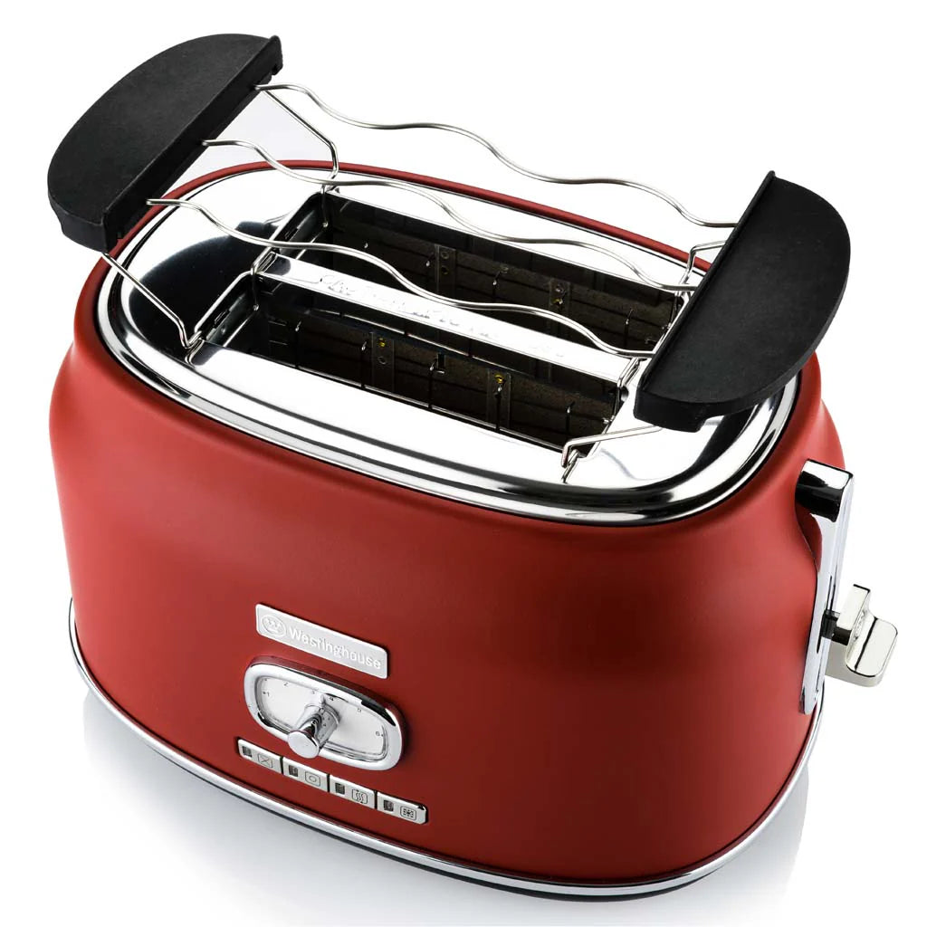 Westinghouse Retro 2 Slice Toaster Red