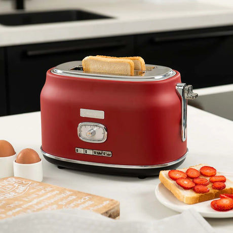 Westinghouse Retro 2 Slice Toaster Red