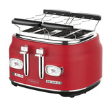 Westinghouse Retro 4 Slice Toaster Red