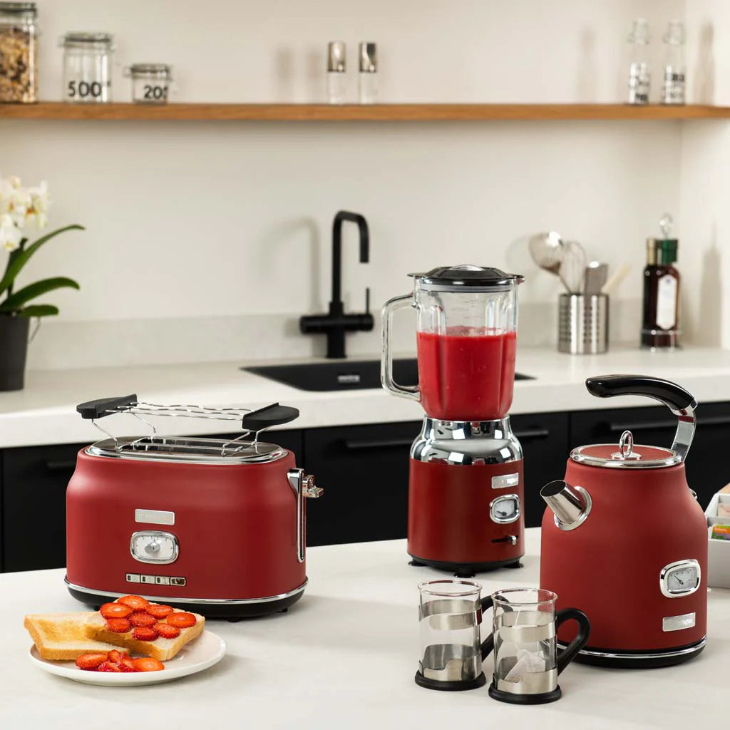 Westinghouse Retro Electric Kettle 1.7L Red