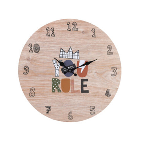 Wall Clock MDF 33cm