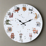 Wall Clock MDF 33cm