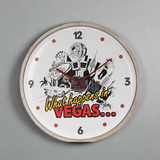 Wall Clock Metal MDF 64cm