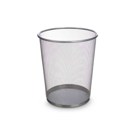 Waste Bin Grid 29,5CM Silver