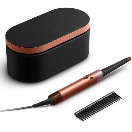 Airwrap I.D., long barrel, straight+wavy model HS08  Amber Silk