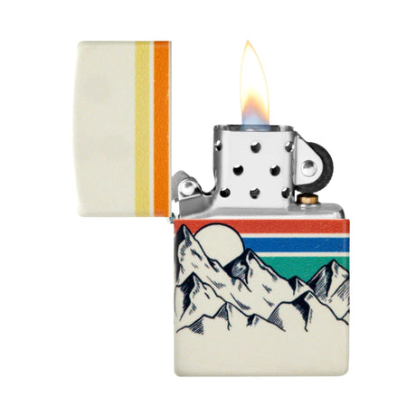 Zippo Mountain Design