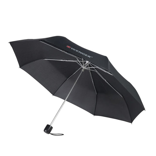 Travel Umbrella With Wrist Strap Black