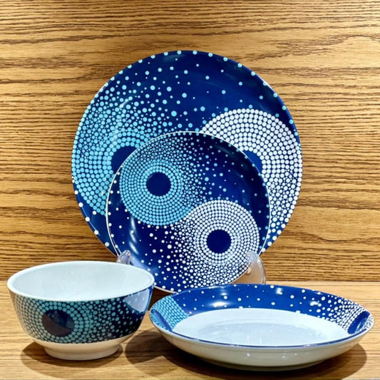 Porcelain Dinner Set Space (24 Piece Set)