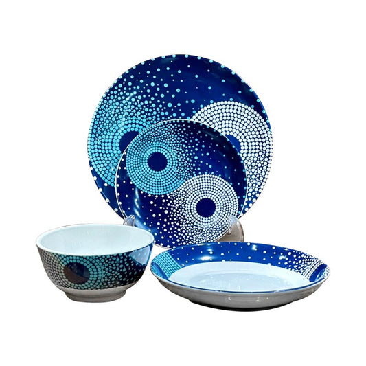Porcelain Dinner Set Space (24 Piece Set)
