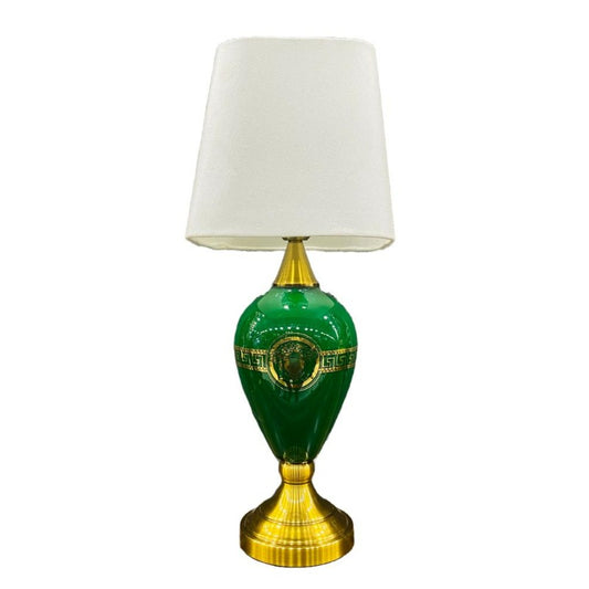 Versace Style Green Table Lamp