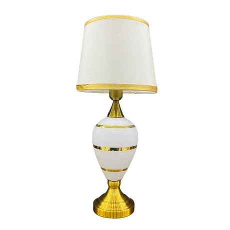 White and Gold Table Lamp