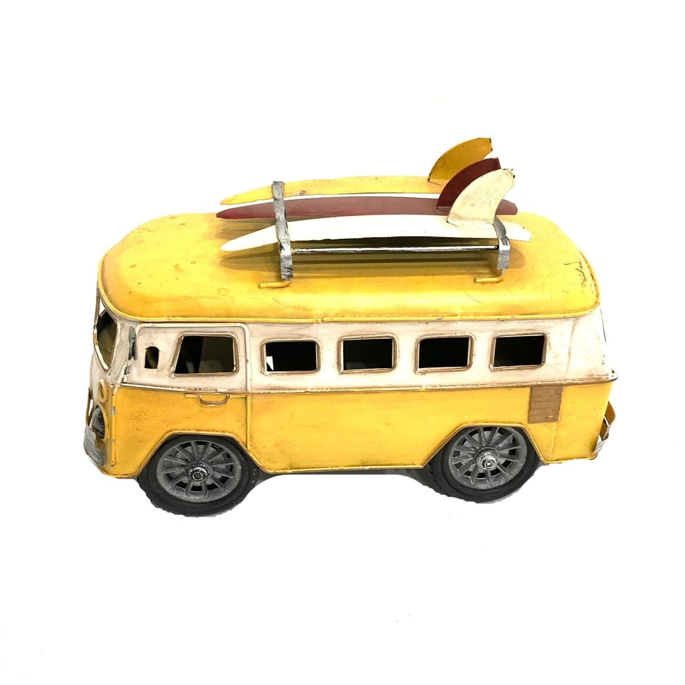 Decorative Vintage Wagon Yellow