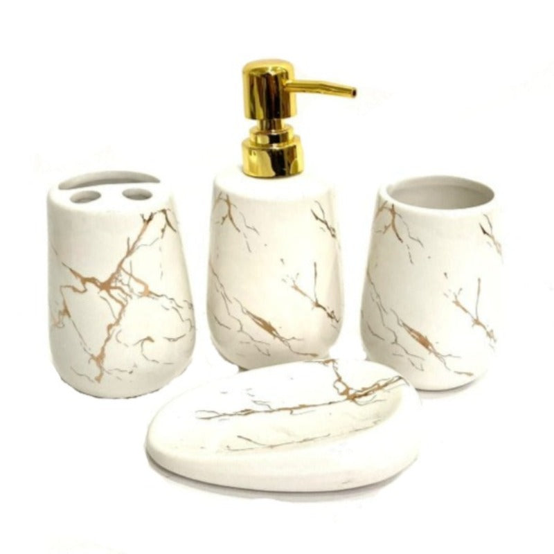 White Marble Bathroom Set by JB Saeed Studio Buy Bathroom Sets Online