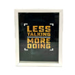 Deeds Over Words Wall Frame