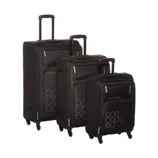Kamiliant Gaho Luggage 3pcs Set Black