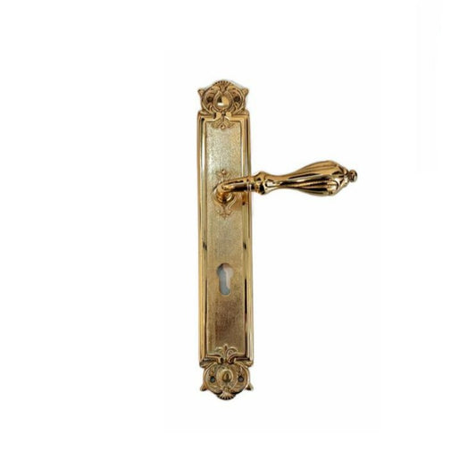 Lever Handle Ducale On Plate Gold 24KT
