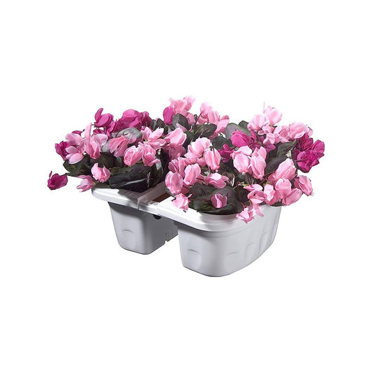 Double Adjustable Flower Pot with Water Tank