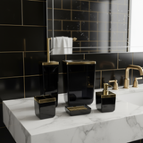 Prima Nova Toskana 5pc Bathroom Set Black