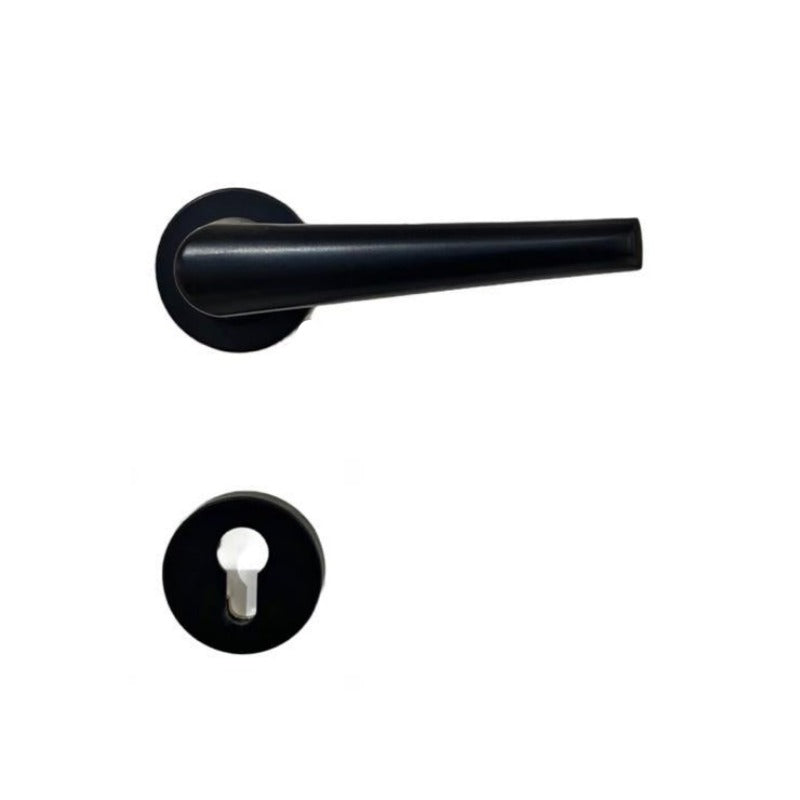 Lever On Rose With Escutcheons
