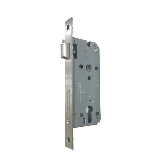 Din Quality Mortise Lock 85-45 Silver