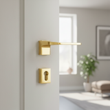 Adria Handle On Vertical Rose 24KT Gold