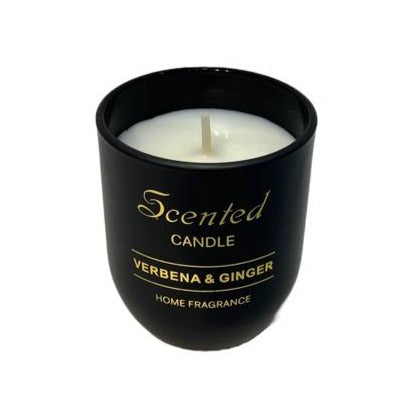 Scented Candle in Black Pot